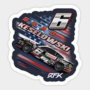 Brad Keselowski RFK Racing Patriotic Sticker